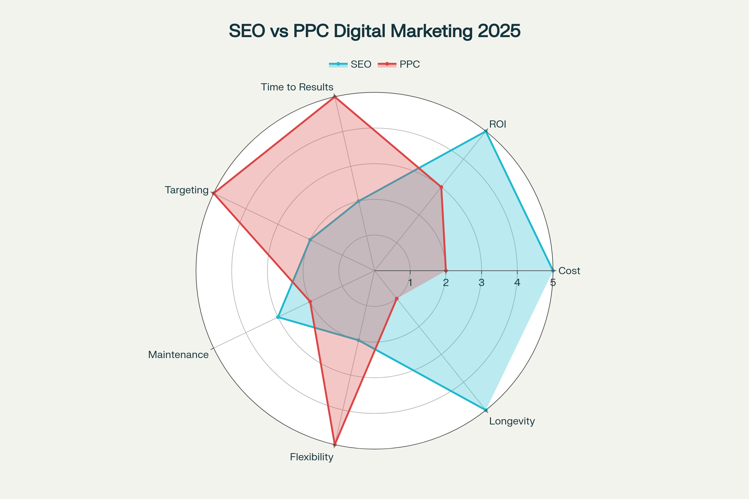 SEO vs PPC Comparison: Key Parameters in 2025
