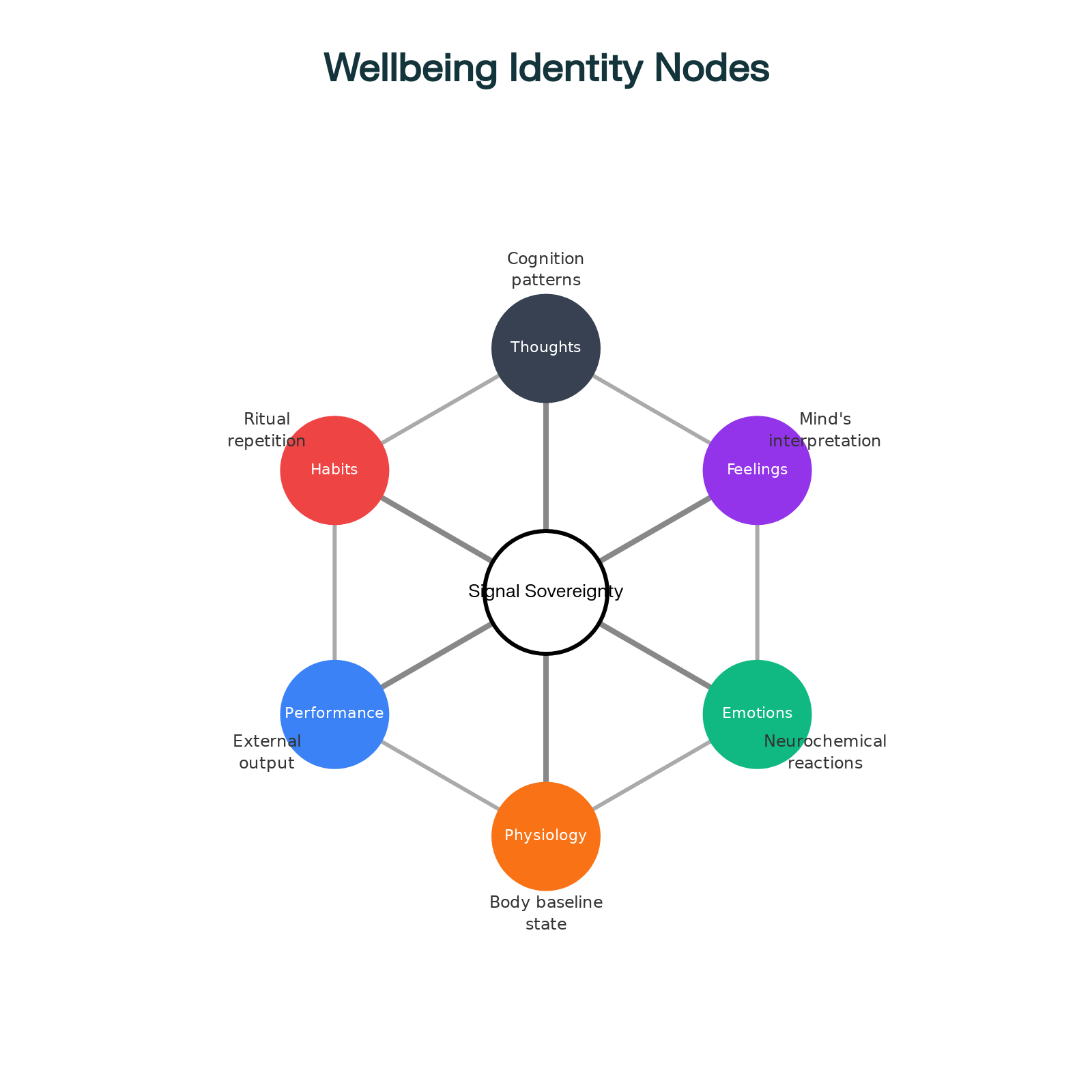 Six-Node Wellbeing Framework