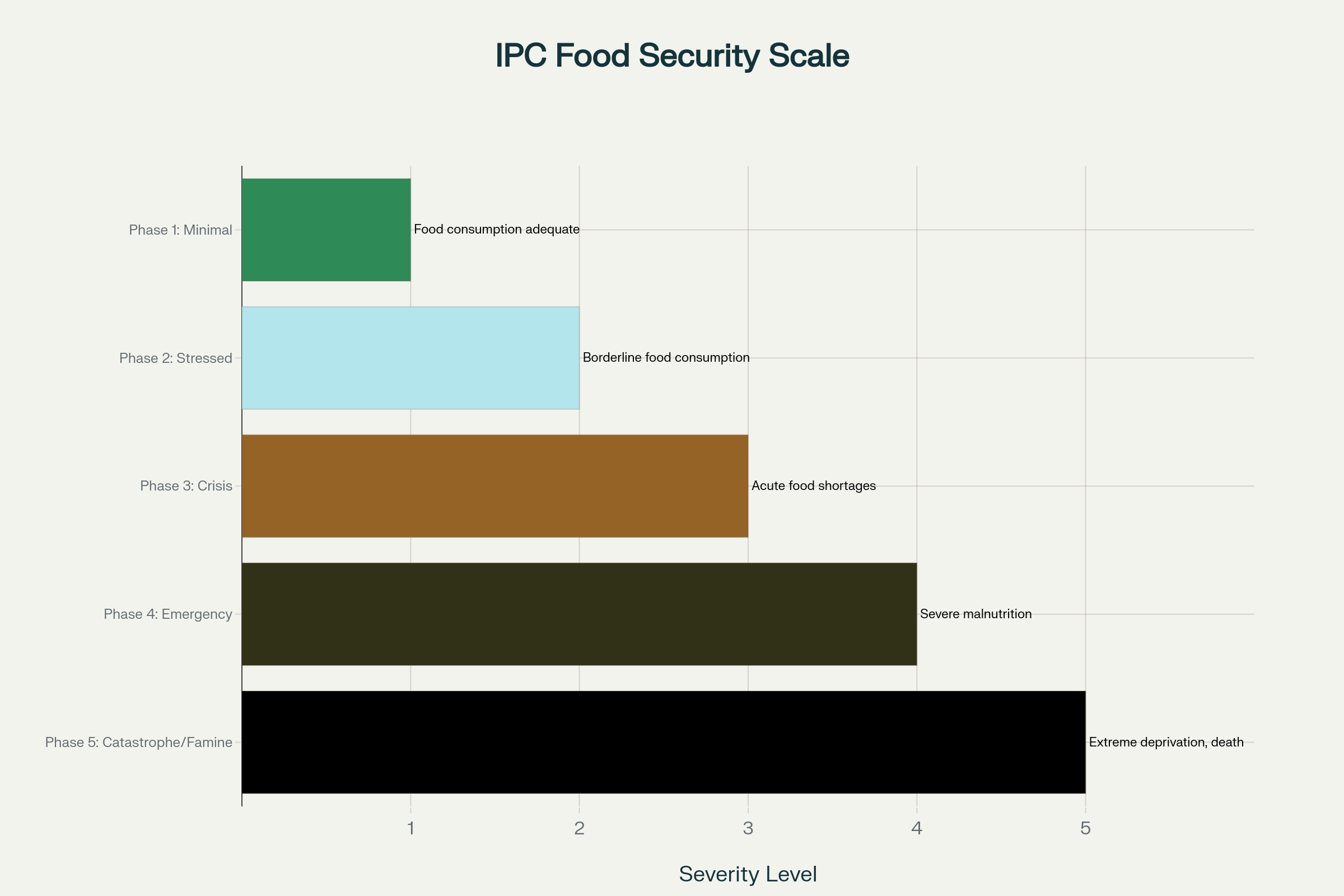 IPC Food Security Classification Scale and Current South Sudan Status