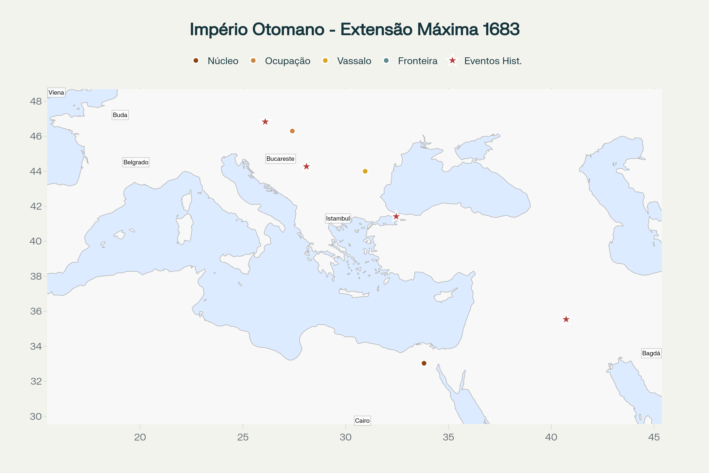Extensão Máxima do Império Otomano (século XVII)