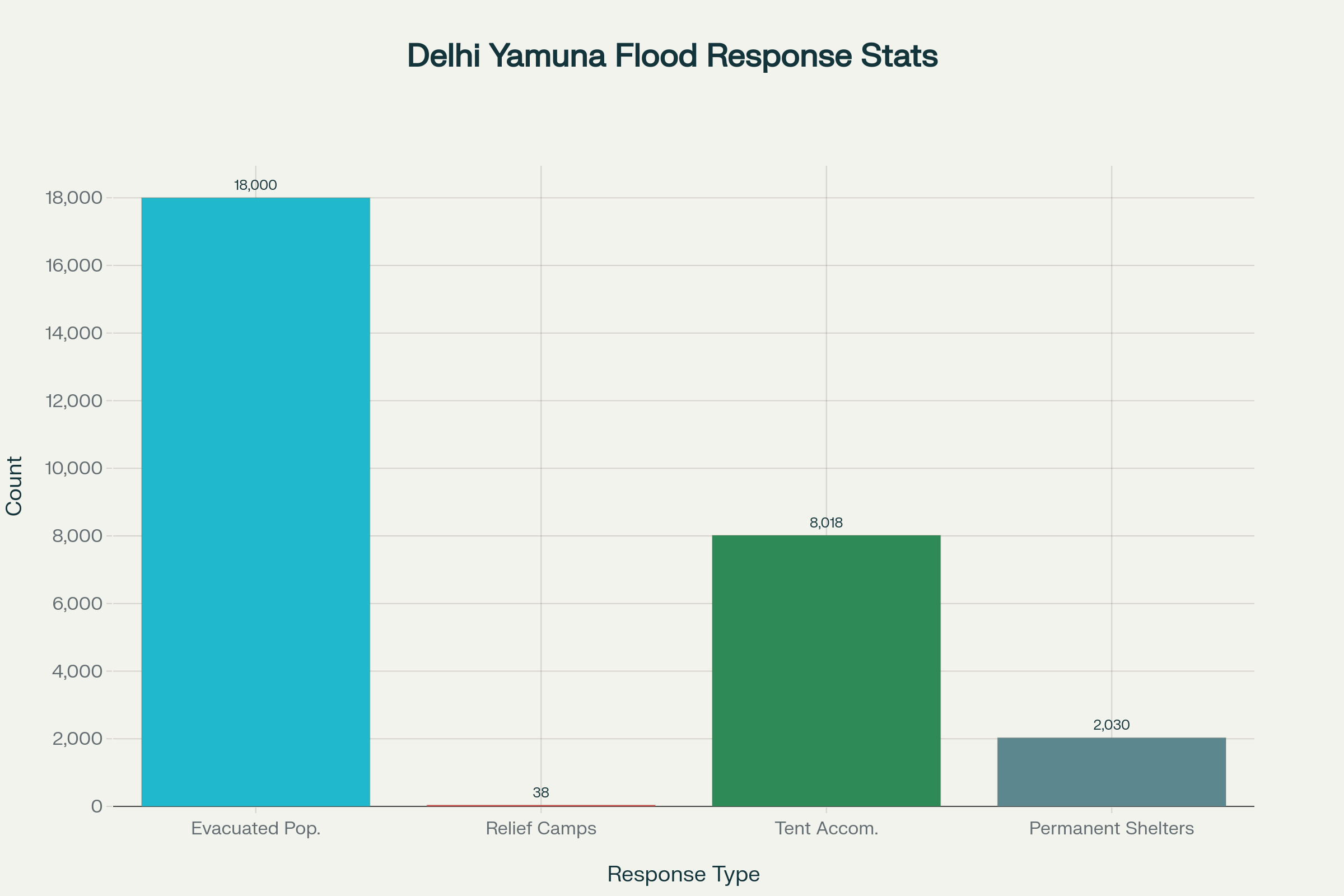 Delhi Yamuna Flood Response Statistics