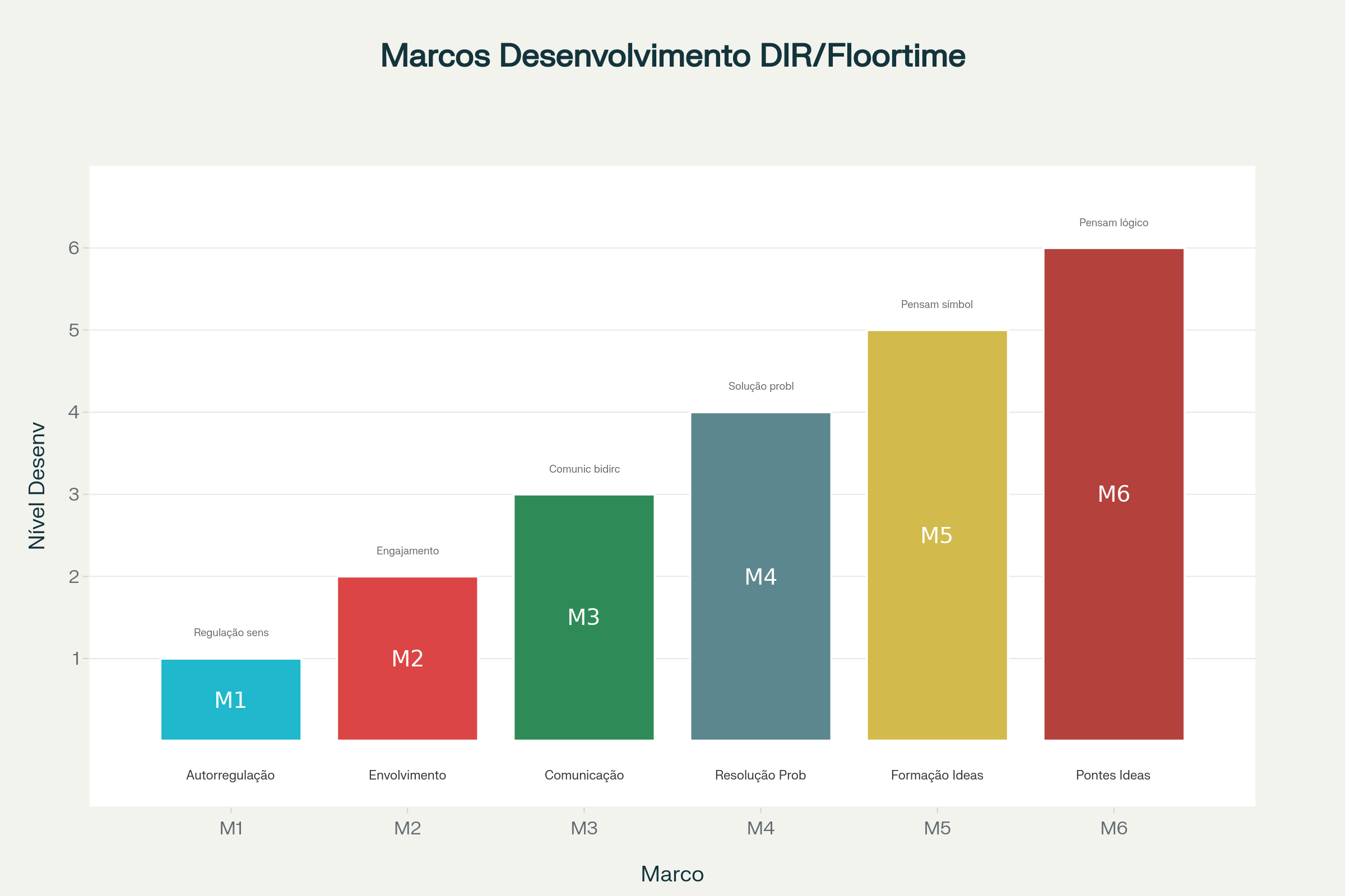 Os Seis Marcos do Desenvolvimento Funcional Emocional do Modelo DIR/Floortime
